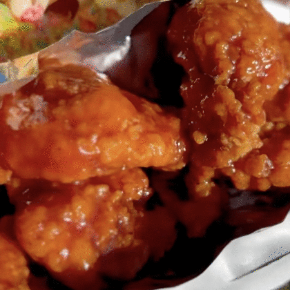 Boneless Chicken Wings (10 Pcs.) & Fries