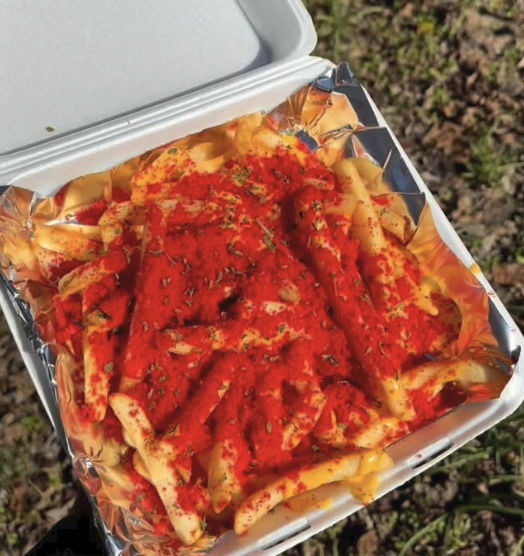 Hot Cheetos Cheese Fries