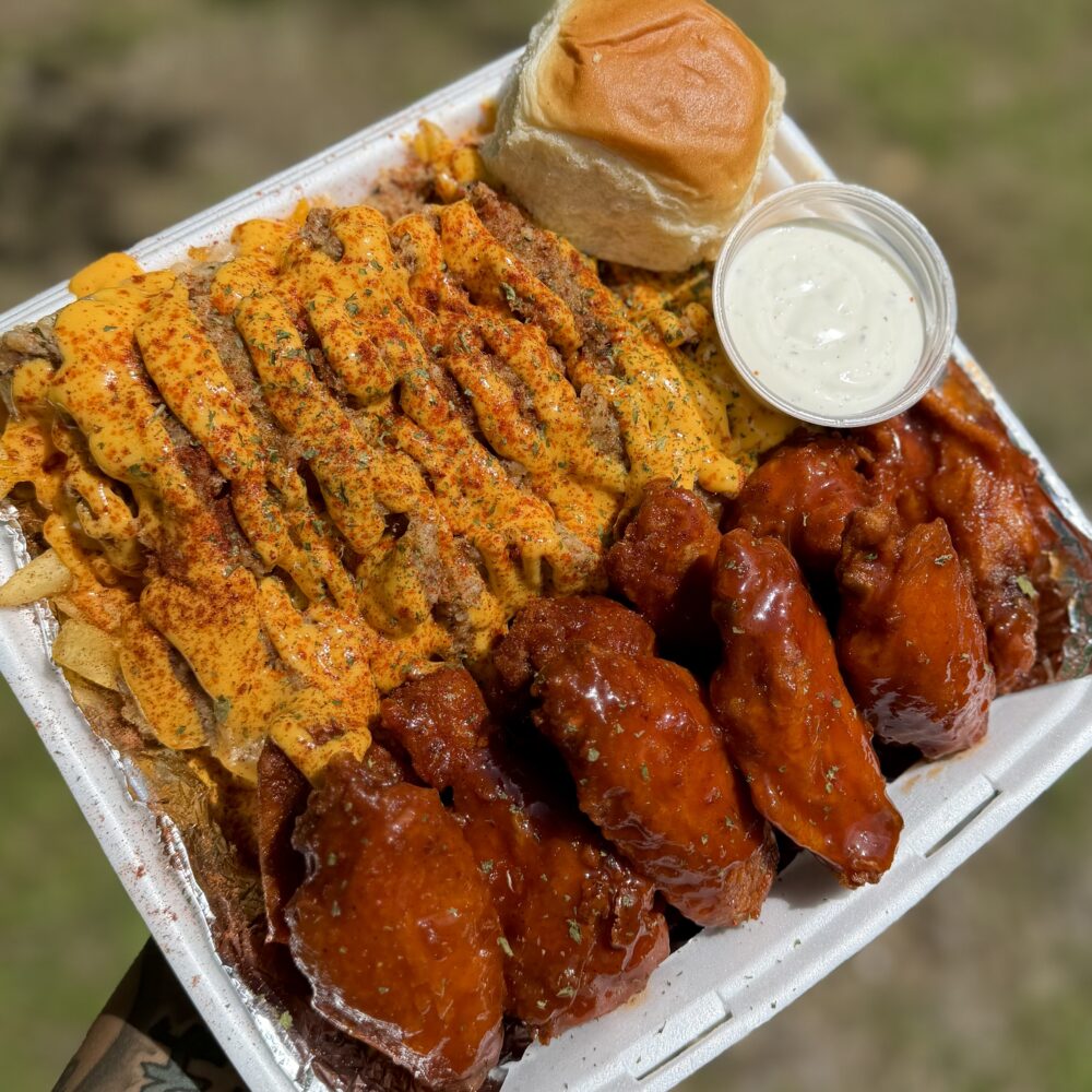 Boudin Cheese Fries Combo