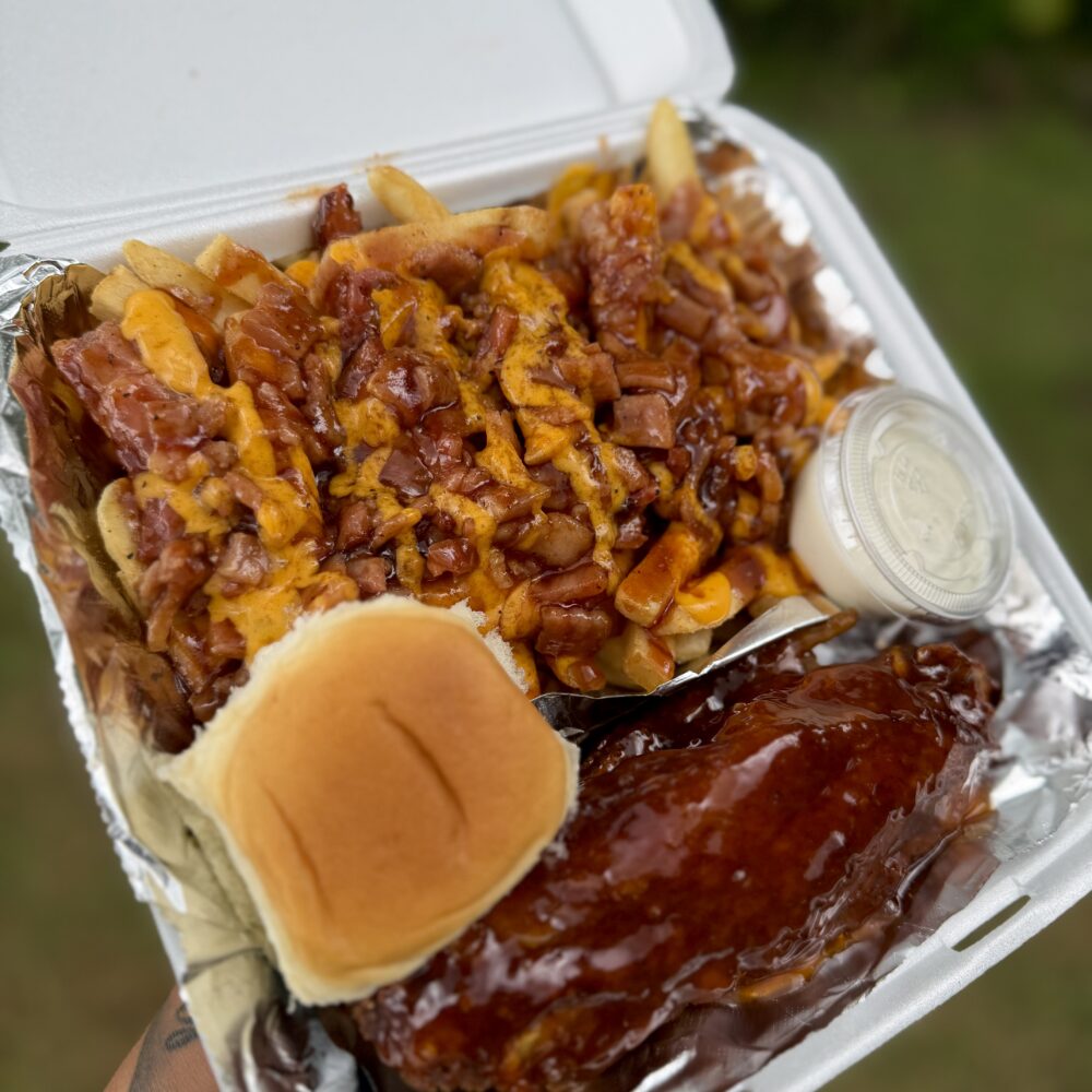 Turkey Wing & Fries